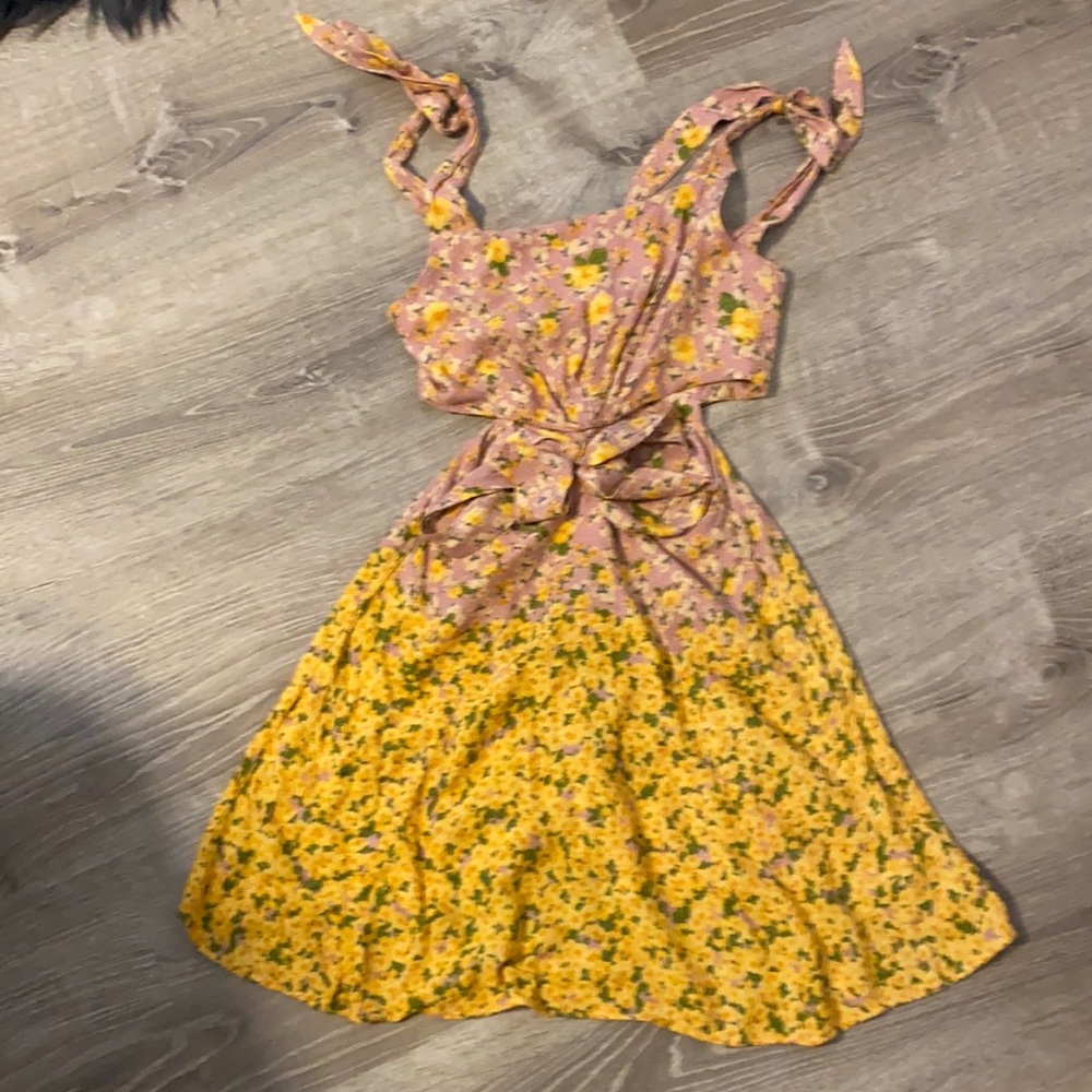 Anthropologie Farm Rio floral print dress